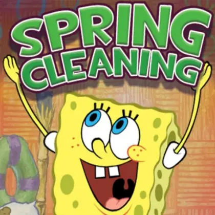 SpongeBob SquarePants: Spring Cleaning logo