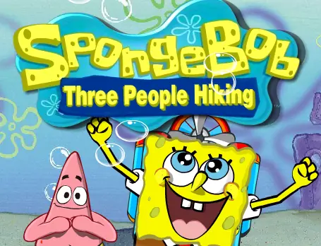 SpongeBob Three People Hiking logo
