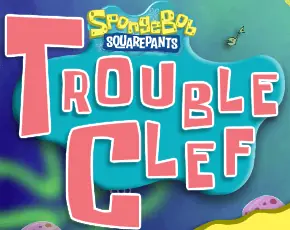 SpongeBob: Trouble Clef logo