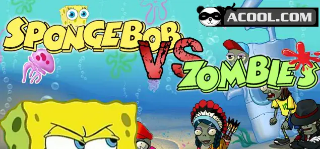 Spongebob vs Zombies logo