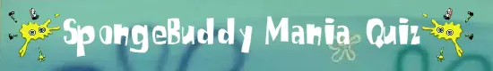 SpongeBuddy Mania Quiz logo