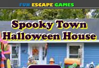 Spooky Town Halloween House logo