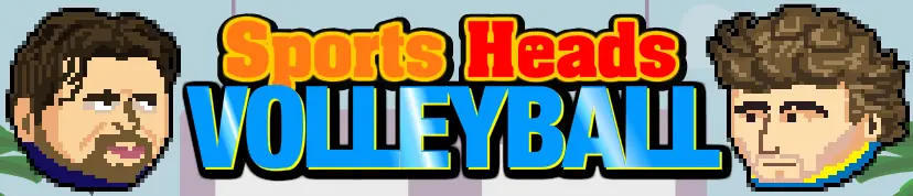Sports Heads: Volleyball logo