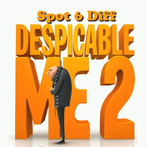 Spot 6 Diff - Despicable Me 2 logo