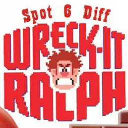 Spot 6 Diff Wreck-It Ralph logo