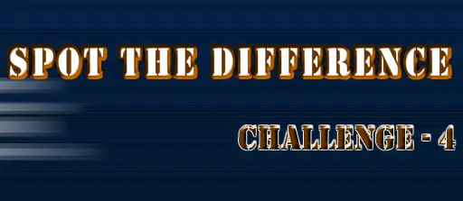 Spot the Difference Challenge - 4 logo