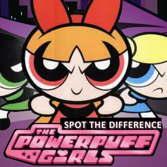 Spot the Difference: The Powerpuff Girls logo