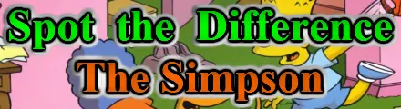 Spot the Difference - The Simpson logo