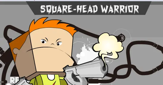 Square-Head Warrior logo