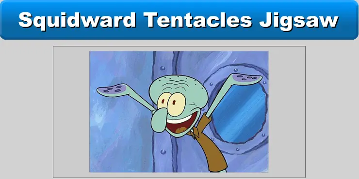 Squidward Tentacles Jigsaw logo