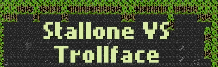Stallone vs Trollface logo