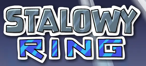 Stalowy ring logo