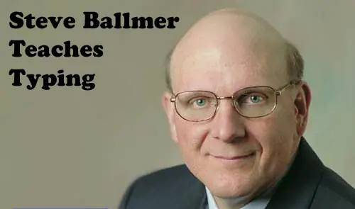 Steve Ballmer Teaches Typing logo