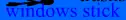 Stick windows(DEMO) logo
