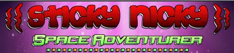 Sticky Nicky Space Adventurer logo
