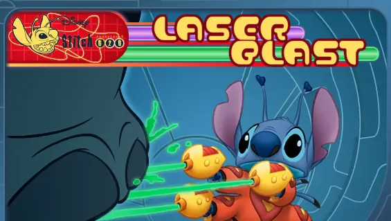 Stitch 626: Laser Blast logo