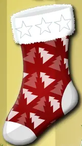 Stocking And Wreath logo
