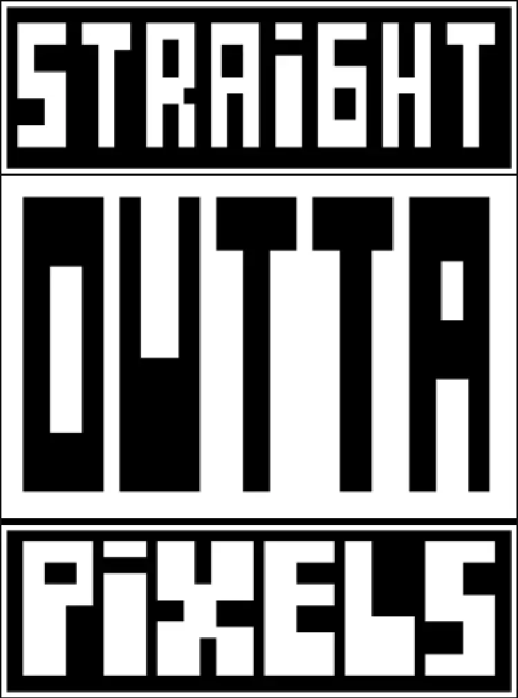 Straight Outta Pixels logo