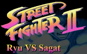 Street Fighter II - Ryu vs Sagat logo