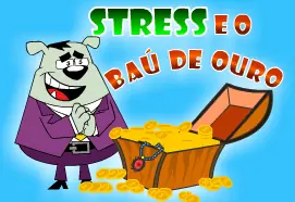 Stress e o Baú de Ouro logo