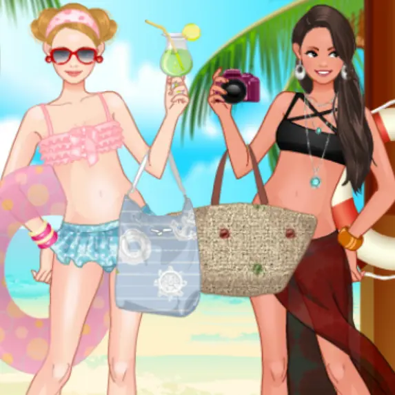 Summer BFF Dress Up Game logo