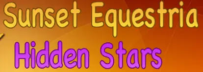 Sunset Equestria Hidden Stars logo