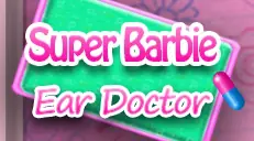 Super Barbie Ear Doctor logo