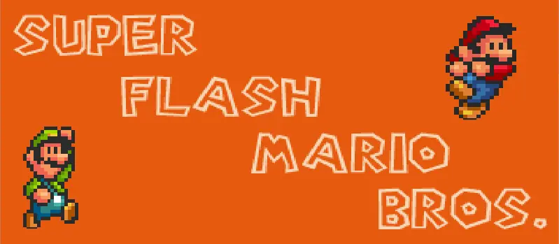 Super Flash Mario Bros logo