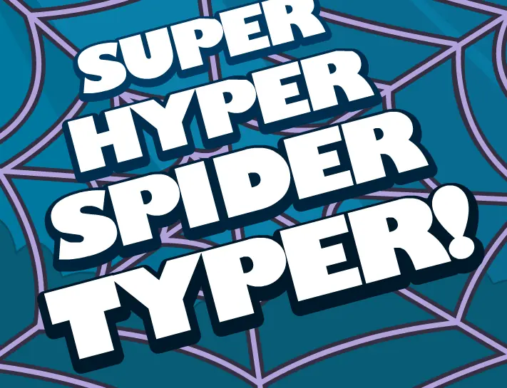 Super Hyper Spider Typer! logo