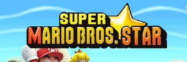 Super Mario Bros Star logo