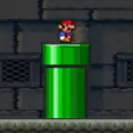 Super Mario Flash - The Hard Level logo