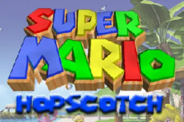 Super Mario Hopscotch logo