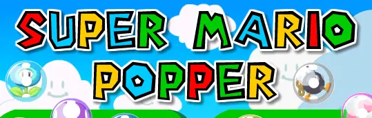 Super Mario Popper logo