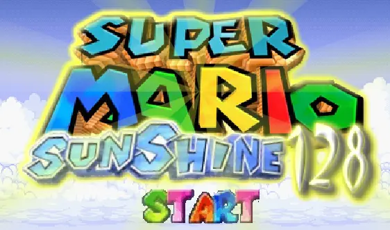 Super Mario Sunshine 128 logo