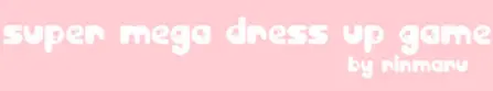 Super mega dress up game logo
