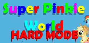 Super Pinkie World Hard Mode logo