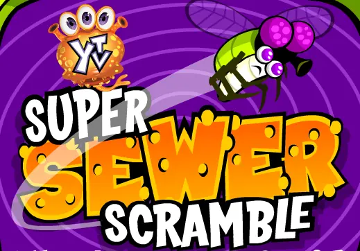 Super Sewer Scramble logo