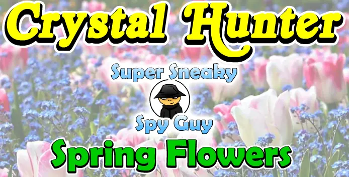 Super Sneaky Spy Guy: Crystal Hunter: Spring Flowers logo
