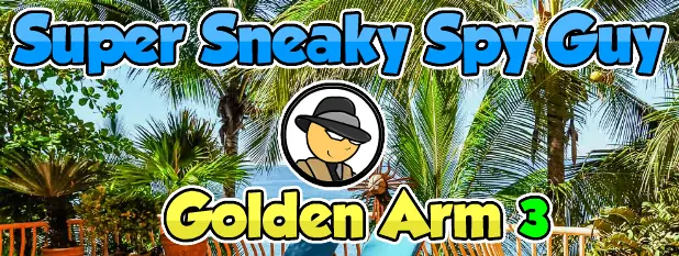 Super Sneaky Spy Guy: Golden Arm 3 logo