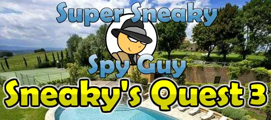 Super Sneaky Spy Guy: Sneaky's Escape 3 logo