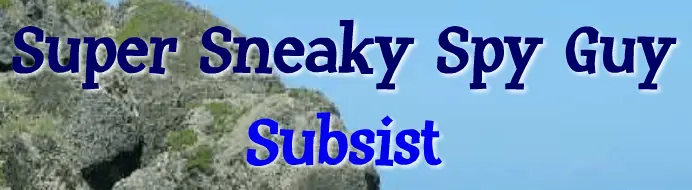 Super Sneaky Spy Guy Subsist logo