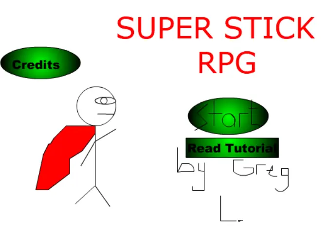 SUPER STICK RPG logo