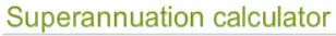 Superannuation Calculator logo