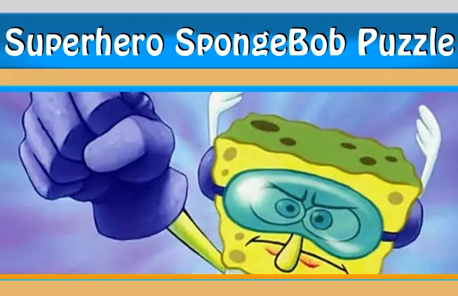 Superhero Spongebob Puzzle logo