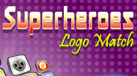 Superheroes Logo Match logo