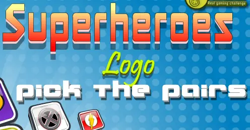 Superheroes Logo - Pick the Pairs logo