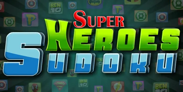 Superheroes Sudoku logo