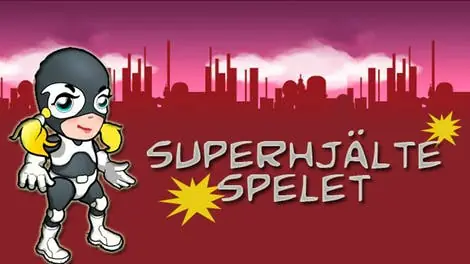 Superhjältespelet logo