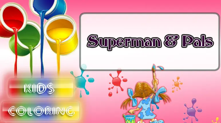 Superman & Pals Kids Coloring logo