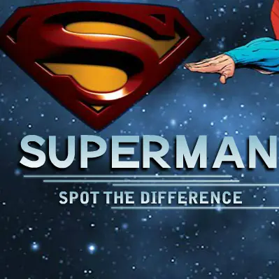 Superman - Spot the Difference logo